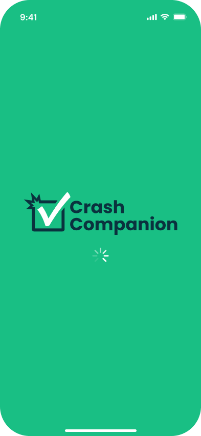 This is an image of the Crash Companion app splash page.
